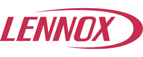 Lennox logo in a sleek red design, symbolizing premium heating, ventilation, and air conditioning products for energy-efficient comfort